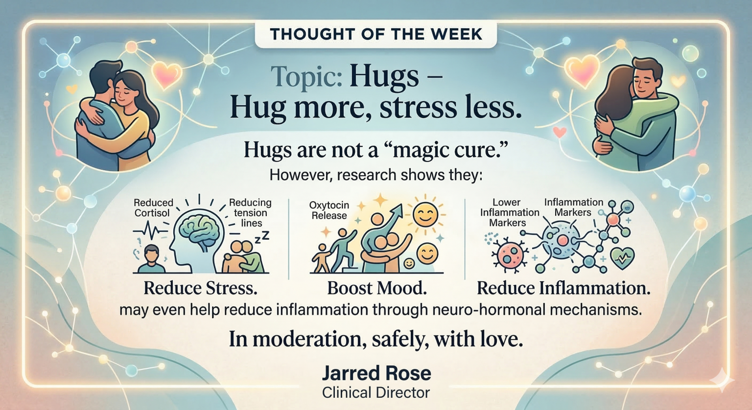 The benefits of hugs