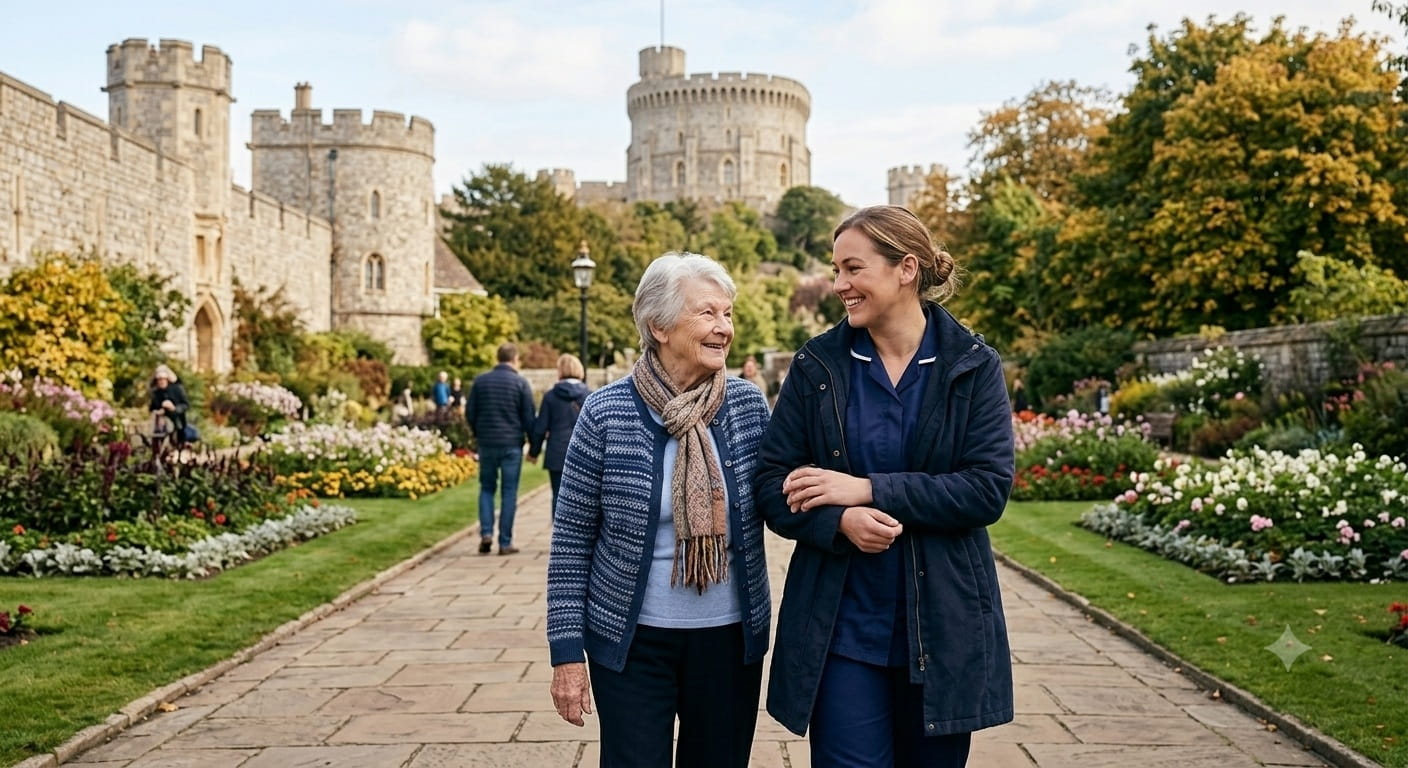 Out and about in Windsor